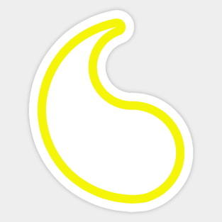 Yellow Ajah. Sticker